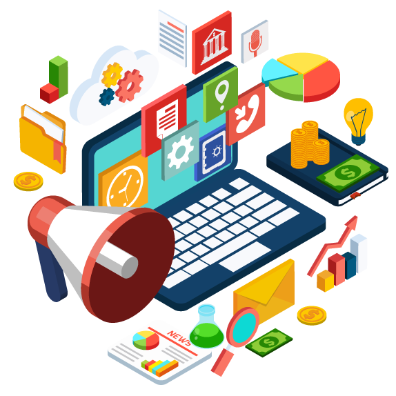 Ilustración marketing por correo